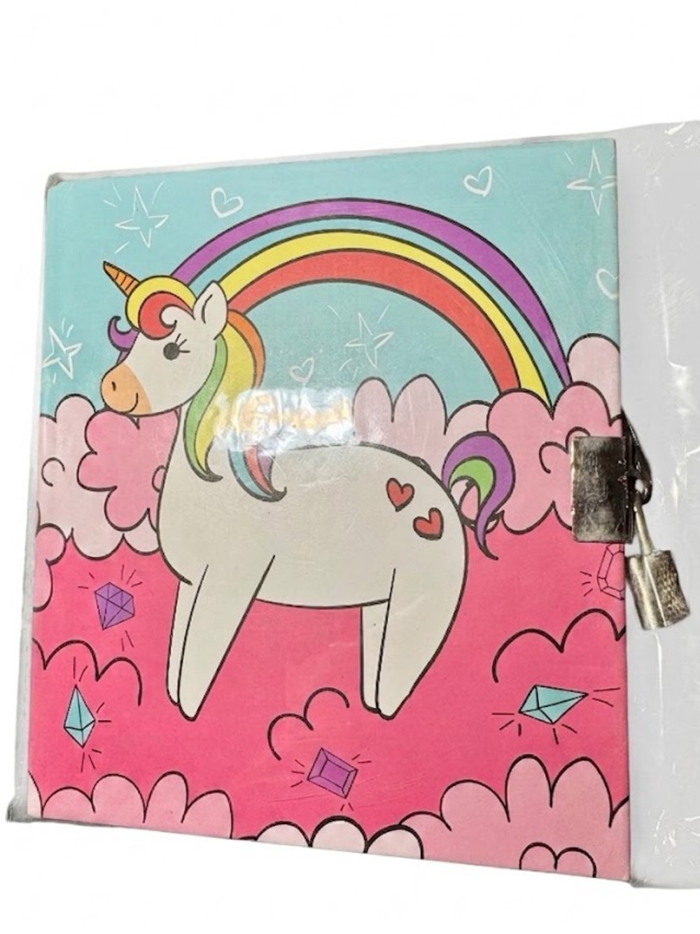 Unicorn Lockable Diary Notebook
